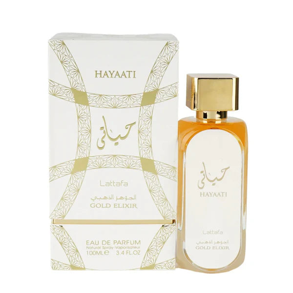 Lattafa Hayati Gold Elixir Perfume For Women Men Unisex EDP 100ml