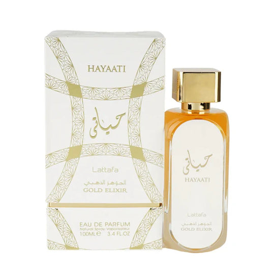 Lattafa Hayati Gold Elixir Perfume For Women Men Unisex EDP 100ml